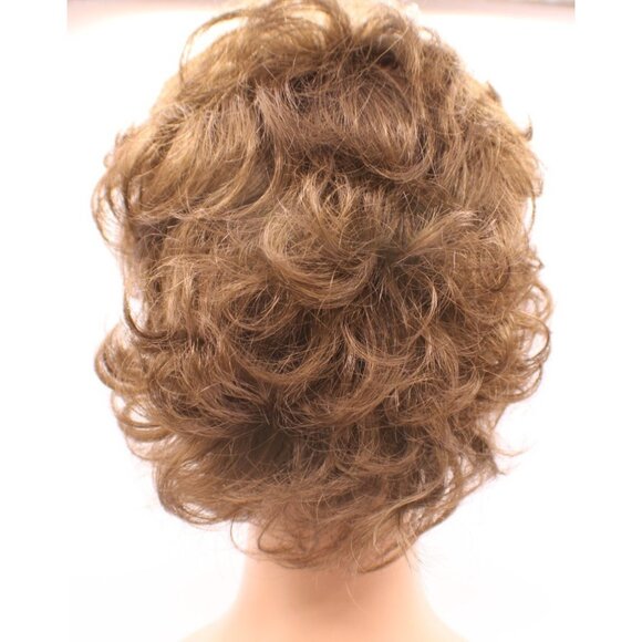 Paula Young Trisha Wig Color 8 AVG Golden Brown Brunette Short Wavy A5512 w/ Box - Picture 5 of 12